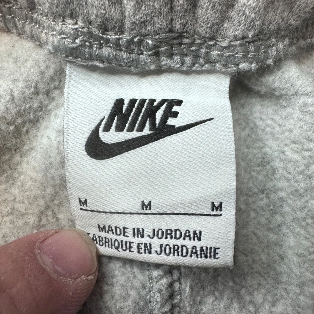 Nike Sweatpants Boys Medium FD3010-063 Grey Heather Sportswear Club Fleece